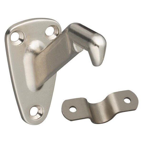 National Hardware National Hardware Silver Zinc Die Cast w/Steel Strap Handrail Bracket 3-5/16 in. L 250 lb N830-117 - main